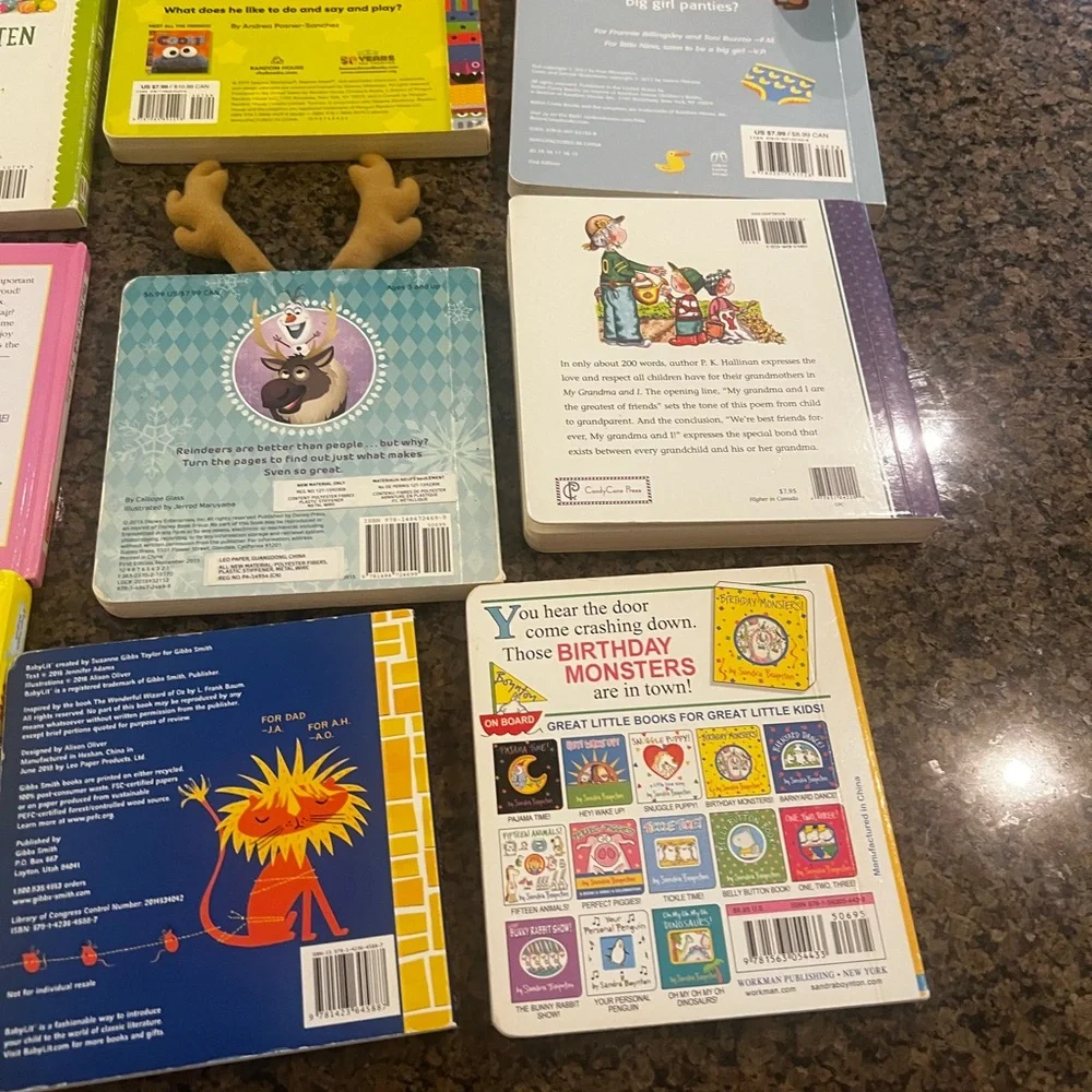 Total 12 Children’s toddler board books -